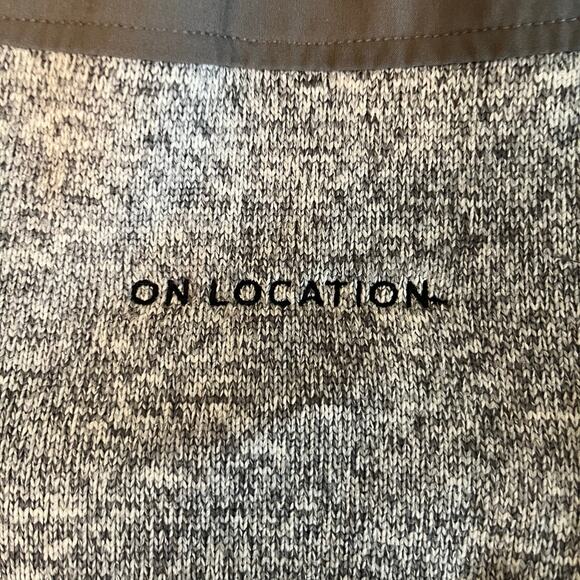 Johnnie-O On Location Arlo Full Zip Knit Jacket in Grey Size XL - Picture 7 of 9